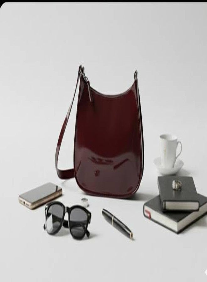 HaveGlam Stylish Tote Bag with Mini Shoulder Bag Combo for Women | PU Leather Handbag Set | Office, Travel, College, Casual Use | Trendy Girls Purse & Sling Bag Combo (Maroon) - Image 5